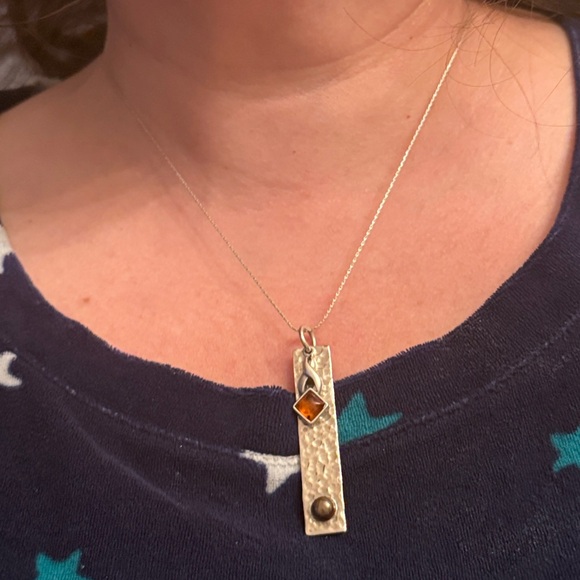 Levi’s🖤12M Bootcut+Spense woman tie-dye tank 3X+18”925 amber necklace - Picture 6 of 17